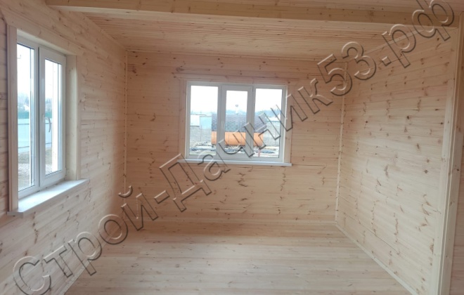 4 Каркасно-щитовой дом Д-3, 9х8.5м, 67.5 М², Московская область, Можайский район, деревня Старое Село. (9)